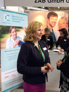Ulrike Steinecke, ZAB Gütersloh, auf dem Deutschen Pflegetag 2017 in Berlin