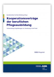 Kooperationsverträge der beruflichen Pflegeausbildung
