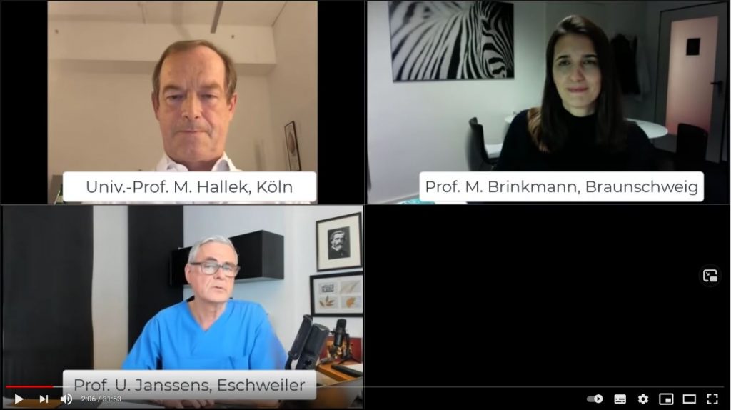 No-COVID Strategie: Webcast mit Prof. Dr. Melanie Brinkmann, Prof. Dr. Uwe Janssens und Prof. Dr. Michael Hallek